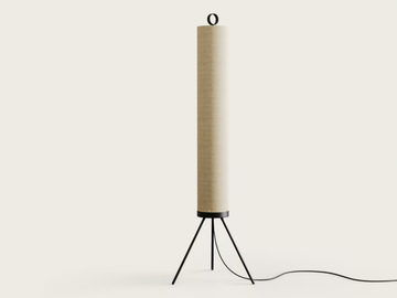 NOOI - LED linen floor lamp with dimmer by Aromas del Campo - view 3